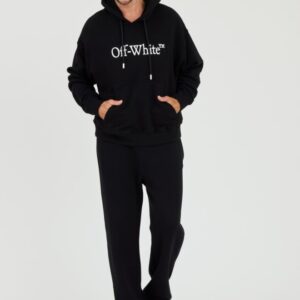 75d0171b9f5bce3e570da2ca5d243d2c52c65dd0 OFF-WHITE Czarna męska bluza Big Bookish Skate Hoodie White