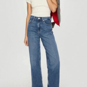 TOMMY JEANS Beżowy damski t-shirt