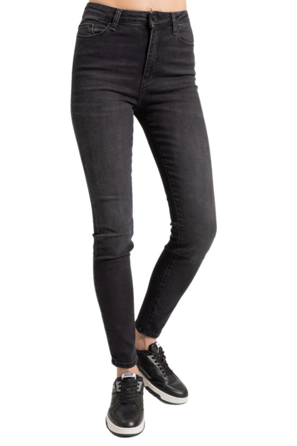 KARL LAGERFELD Czarne jeansy damskie Skinny Denim