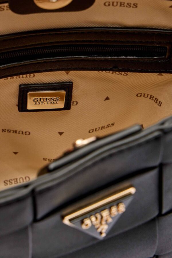 GUESS Czarna torebka damska Maylee Bucket
