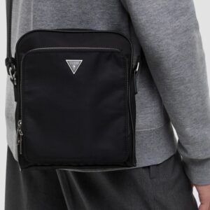 GUESS Czarna męska saszetka Milano