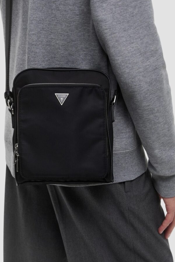GUESS Czarna męska saszetka Milano