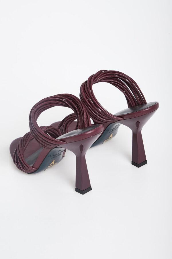 770f4758c9aa0eecdeceddf3a9aa43b995ac93ab Sandały damskie na obcasie skórzane PATRIZIA PEPE