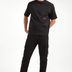 T-shirt męski z logo KARL LAGERFELD