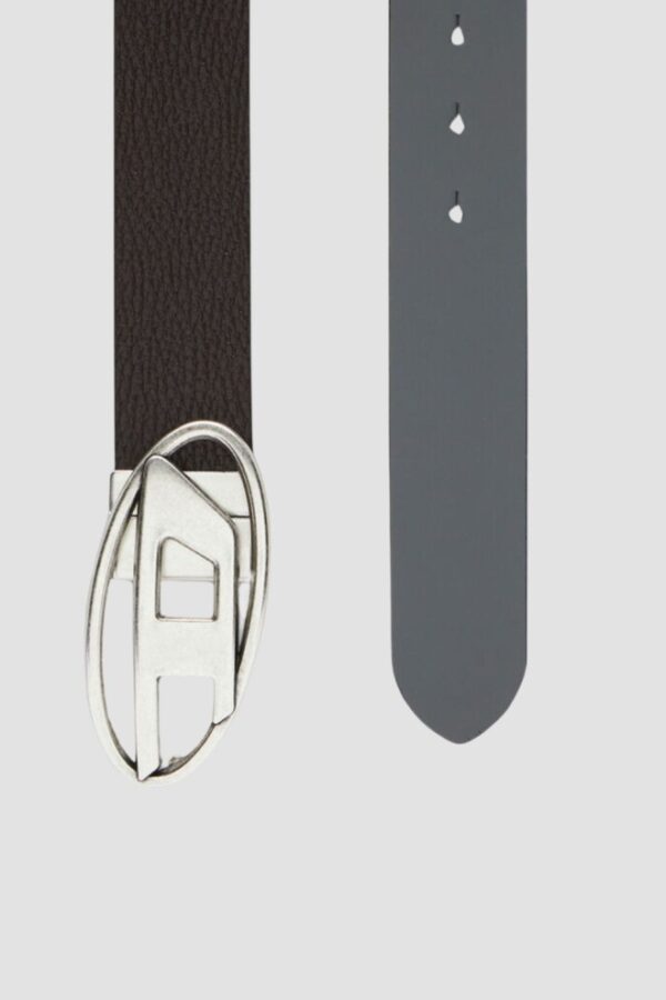 DIESEL Dwustronny męski czarny pasek B-1DR REV II, Rozmiar 95