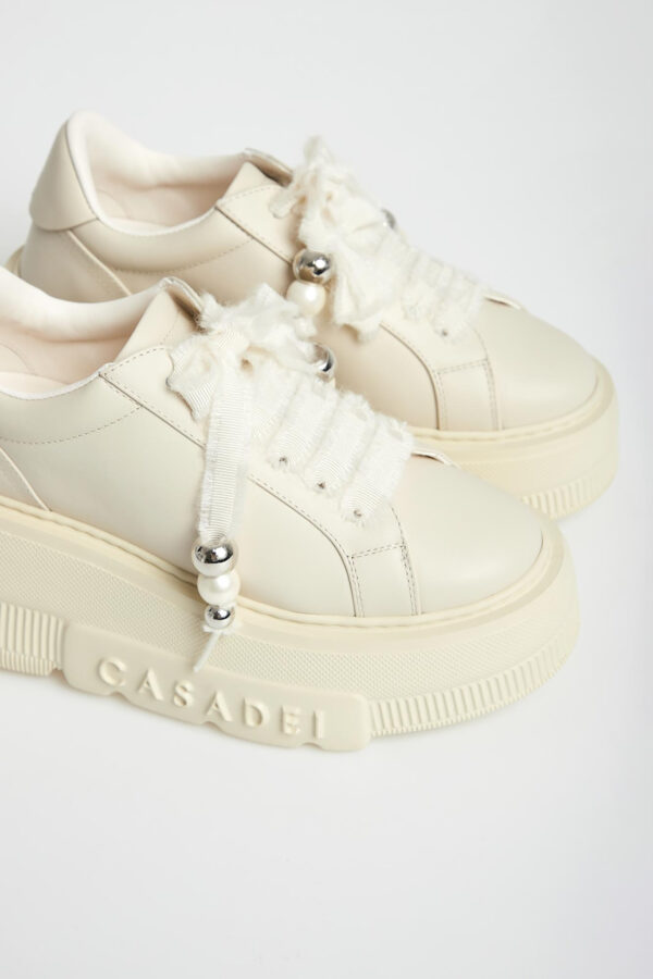 Sneakersy damskie skórzane CASADEI