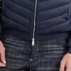 ARMANI EXCHANGE Granatowa puchowa kurtka przejściowa męska