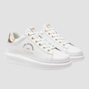 KARL LAGERFELD Białe damskie sneakersy KAPRI Maison