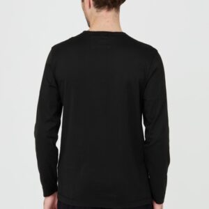 780818431cfeeaff4e5abadce291566df66db6dc C.P. COMPANY Czarny męski bawełniany longsleeve