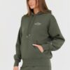 JUICY COUTURE Zielona damska bluza Recycled Queenie Hoodie