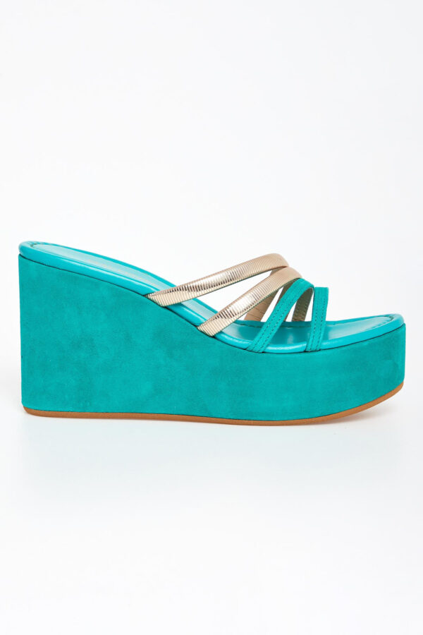 Klapki damskie na koturnie BALDININI