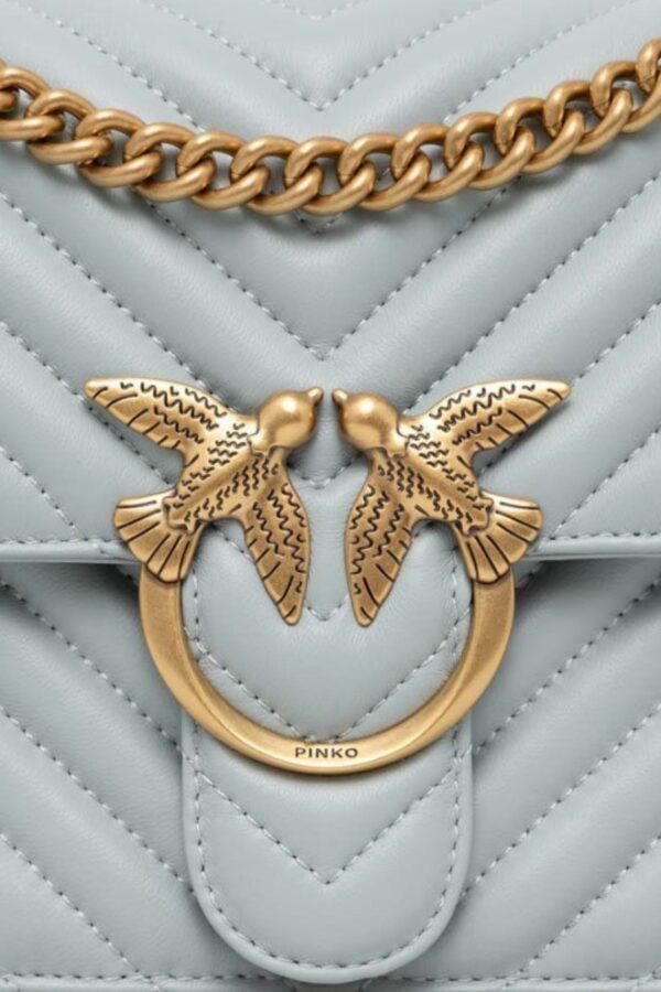 PINKO Błękitna torebka Love One Classic