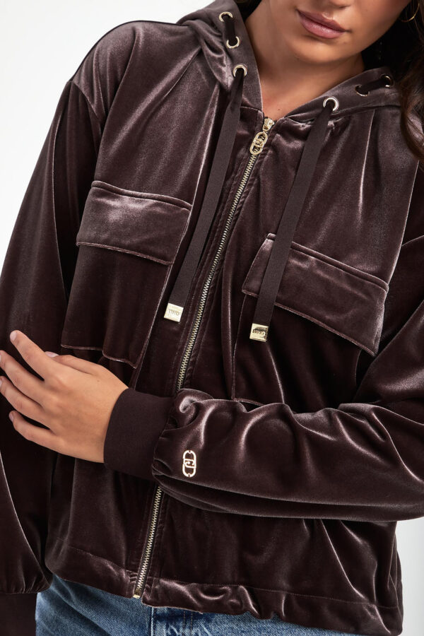 Bluza damska welurowa LIU JO