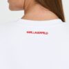 KARL LAGERFELD Biała damska bluza ikonik lny