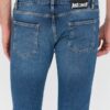 JUST CAVALLI Niebieskie męskie jeansy Slim
