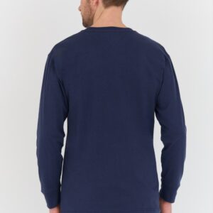 TOMMY JEANS Granatowy męski longsleeve