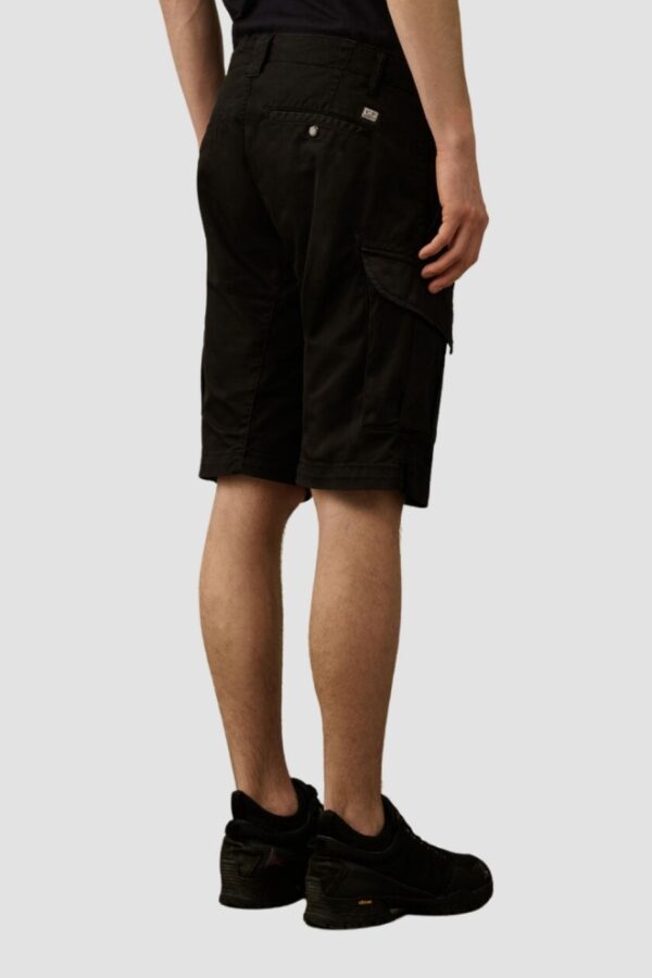 C.P. COMPANY Czarne męskie spodenki Bermudy-Cargo, Rozmiar 48