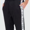 DSQUARED2 Czarne męskie spodnie dresowe Relax Dan Fit