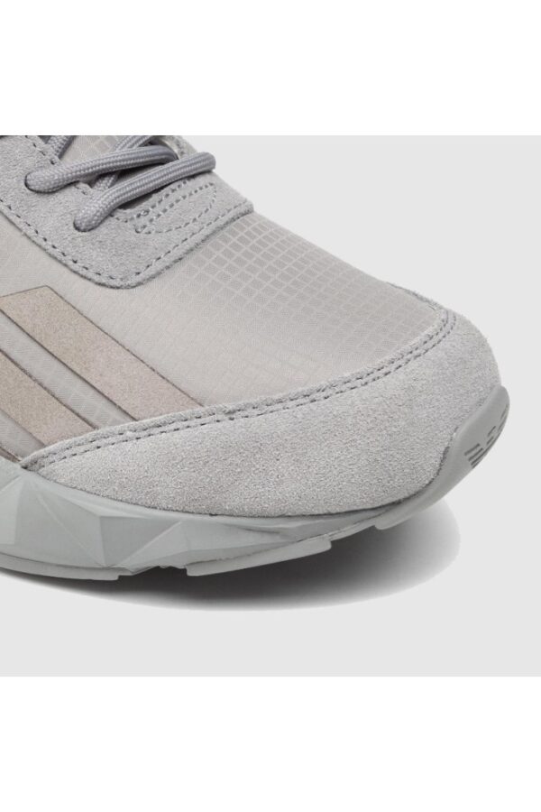 EA7 Szare sneakersy męskie z dużym logo