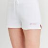 GUESS Białe szorty damskie z kolorowym logo