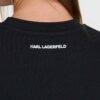 KARL LAGERFELD Czarna damska bluza Ikonik 2.0