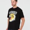 KENZO Czarny męski t-shirt Tiger Varsity Jungle