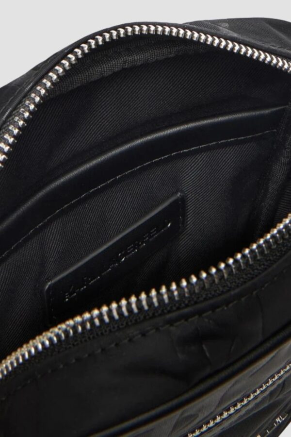 7c500e0337024457ea84c394168070540fc5b0d8 KARL LAGERFELD Czarna męska saszetka z monograme