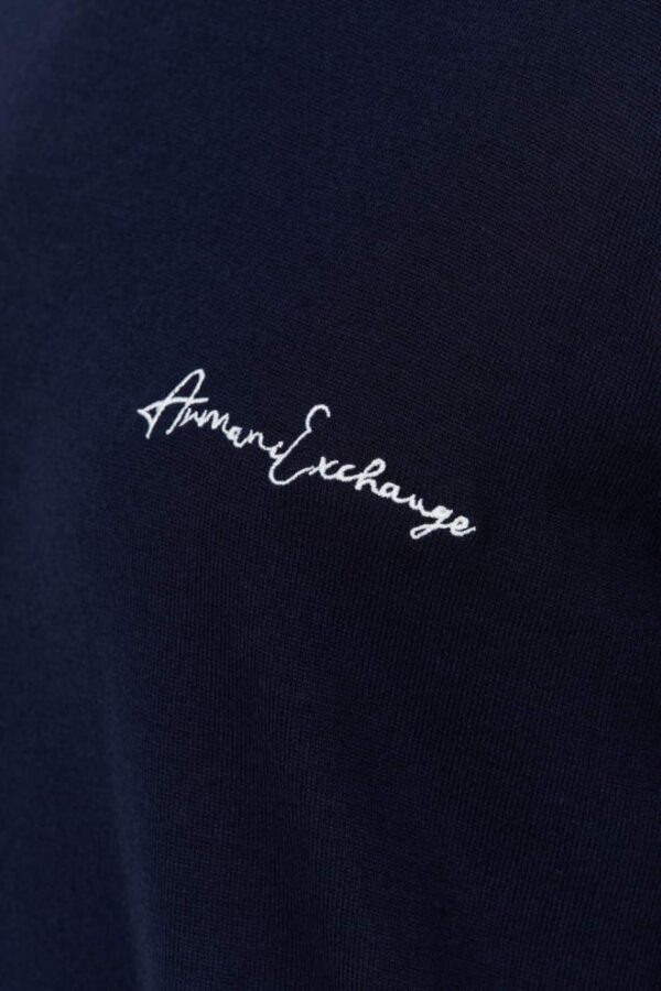 ARMANI EXCHANGE Granatowy męski sweter Jumpers