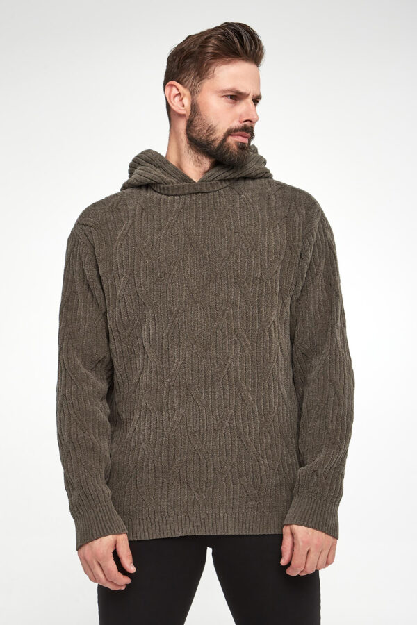 7cee5fad036b9e20259bc93b500125e1a24c689d Sweter męski z kapturem EMPORIO ARMANI