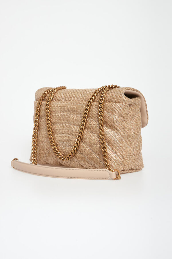 Torebka damska z rafii Love Bag Puff PINKO