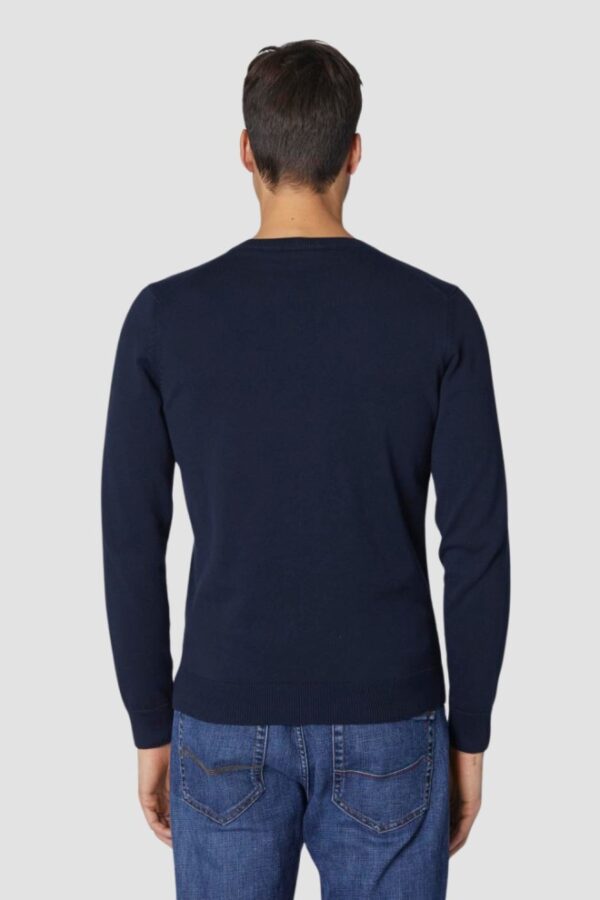 AERONAUTICA MILITARE Granatowy sweter męski