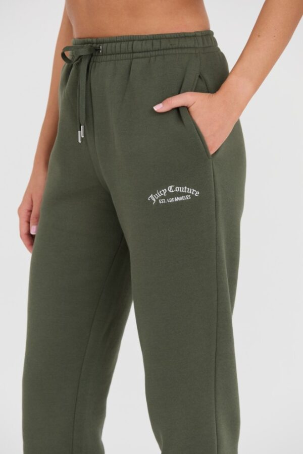 JUICY COUTURE Zielone damskie spodnie dresowe Recycled Wendy Jogger