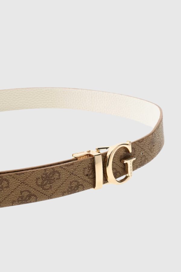 GUESS Beżowy pasek damski Calista H30