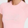 JUICY COUTURE Różowy damski t-shirt Retroshrunken Tee