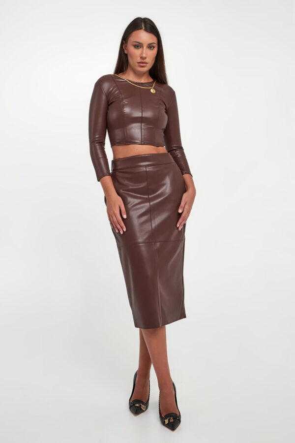 7d8783595ac756805373c8f93a625c69ef1bd823 Żakiet z ekoskóry ELISABETTA FRANCHI