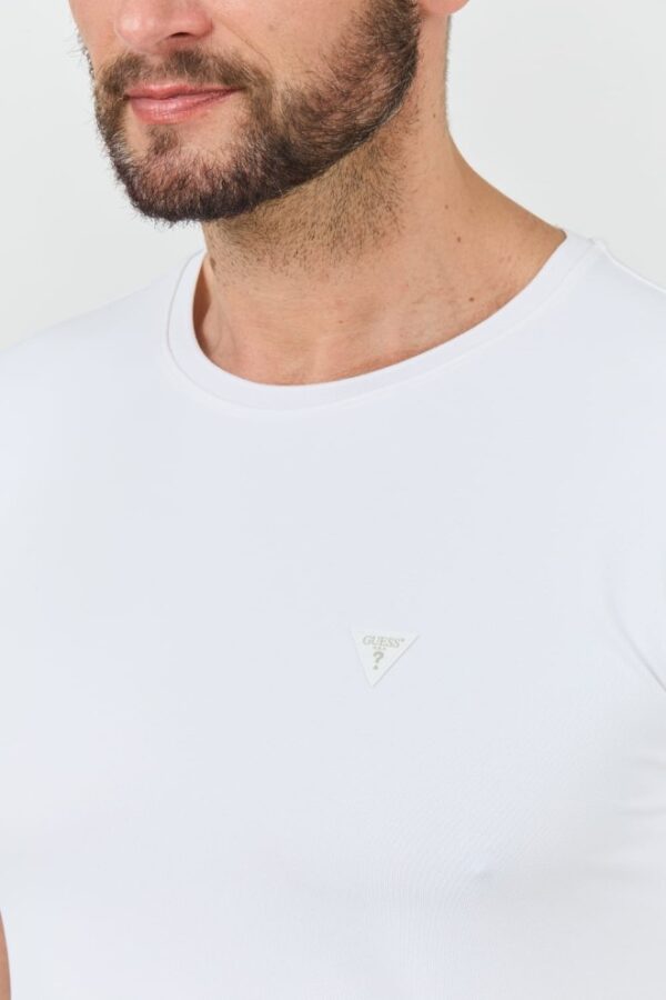 GUESS Biały męski t-shirt New Tech Str T
