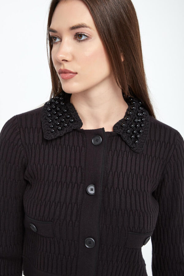 7db9c438792fed76d738805e80e3fe9a0e1866ef Kardigan damski Masquerade PINKO