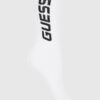 GUESS Białe sportowe skarpetki męskie Arlo