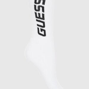 GUESS Białe sportowe skarpetki męskie Arlo