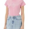 GUESS Różowy damski t-shirt Narciso