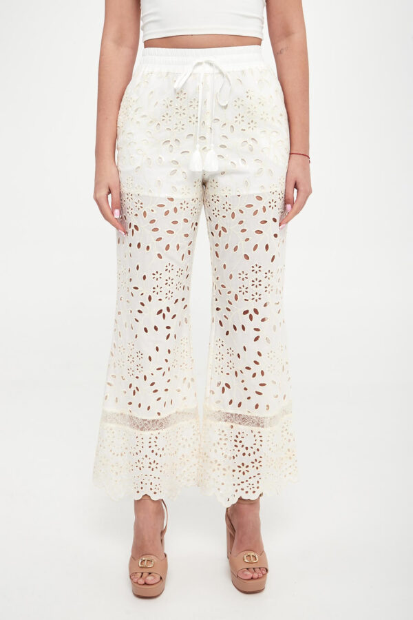 7ed472a86575d93060e49b9f0e62473eeac2ea77 Spodnie damskie koronkowe ERMANNO FIRENZE