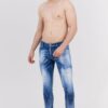7f3cffa09ec3b6de1c5349ad041759975d31f3ac DSQUARED2 Niebieskie jeansy męskie super twinky jean, Rozmiar 54