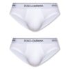 DOLCE & GABBANA Biały 2PACK slipów