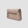 GUESS Damski portfel na łańcuszku w kolorze taupe Giully II Mini