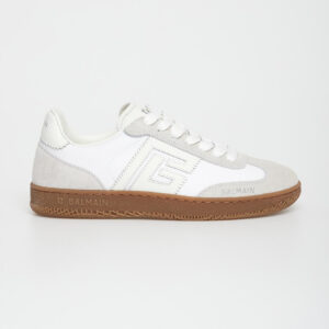 Sneakersy damskie skórzane Swan trainers BALMAIN