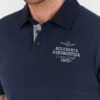 AERONAUTICA MILITARE Granatowa męska koszulka Polo M.C