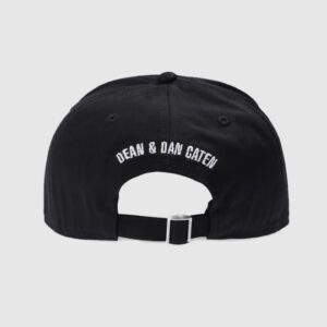 80d499dcd3ec328eb7ce7ffdcbb94fd788d332c1 DSQUARED2 Czarna męska czapka z daszkiem icant