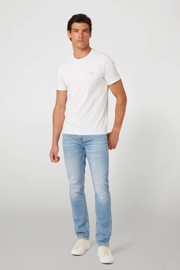 GUESS Błękitne męskie spodnie jeansowe Angels