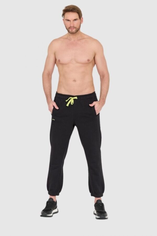 BLAUER Czarne męskie spodnie