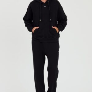 81621f0a55ebda1e96e565f57ea7e3f0655fdd6a OFF-WHITE Czarna męska bluza Off Stamp Skate Hoodie